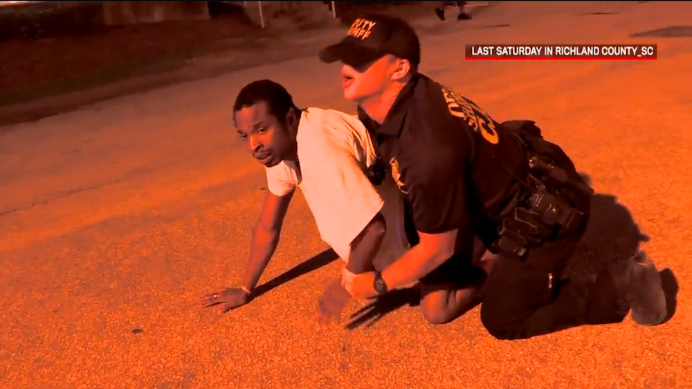 Live PD Chris Mastrianni on ground with Martin